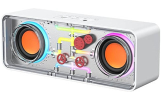 Recci RSK-W38 Space Station Bluetooth Hoparlör Beyaz