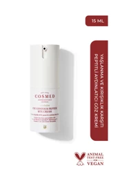 Cosmed Yaşlanma ve Kırışıklık Karşıtı Peptitli Aydınlatıcı Göz Kremi - Eye Contour Peptide BTX Cream - 15 ml