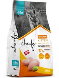 Chedy Tavuklu Yavru Kuru Kedi Maması 1.5 kg
