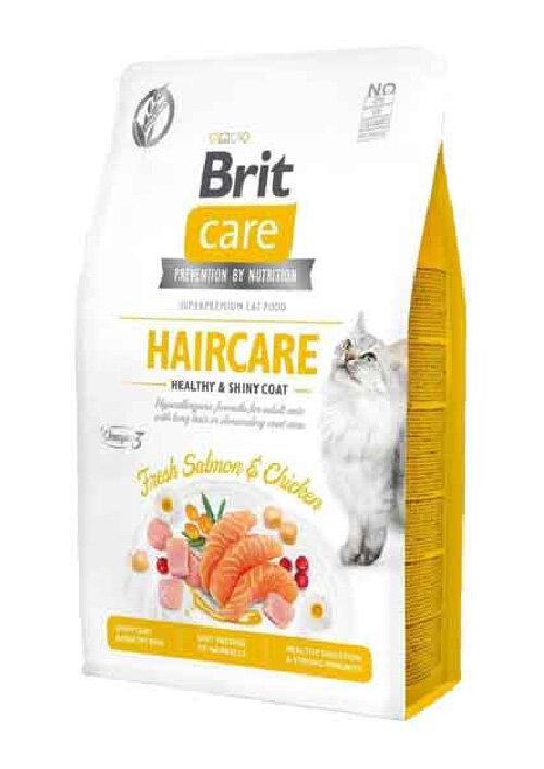 Brit Care Haircare Somonlu Tavuklu Yetişkin Kuru Kedi Maması 2 kg