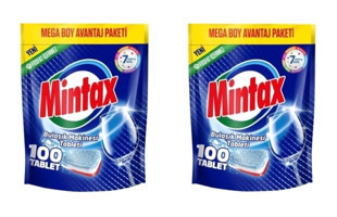 Mintax Mega Boy Tablet Bulaşık Makinesi Deterjanı 2x100 Adet