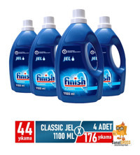 Finish Klasik Jel Bulaşık Makinesi Deterjanı 4x1100 ml