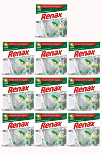 Renax Hepsi 1 Arada Tablet Bulaşık Makinesi Deterjanı 10x10 Adet
