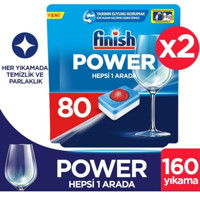 Finish Power Hepsi 1 Arada Tablet Bulaşık Makinesi Deterjanı 80 Adet