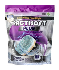 Actisoft Plus Tablet Bulaşık Makinesi Deterjanı 33 Adet
