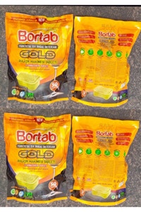 Bortab Gold Tablet Bulaşık Makinesi Deterjanı 4x50 Adet