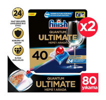 Finish Quantum Ultimate Tablet Bulaşık Makinesi Deterjanı 2x40 Adet