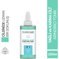 Cliniclab Karma ve Yağlı Cilt Arındırıcı Yüz Toniği 200 ml