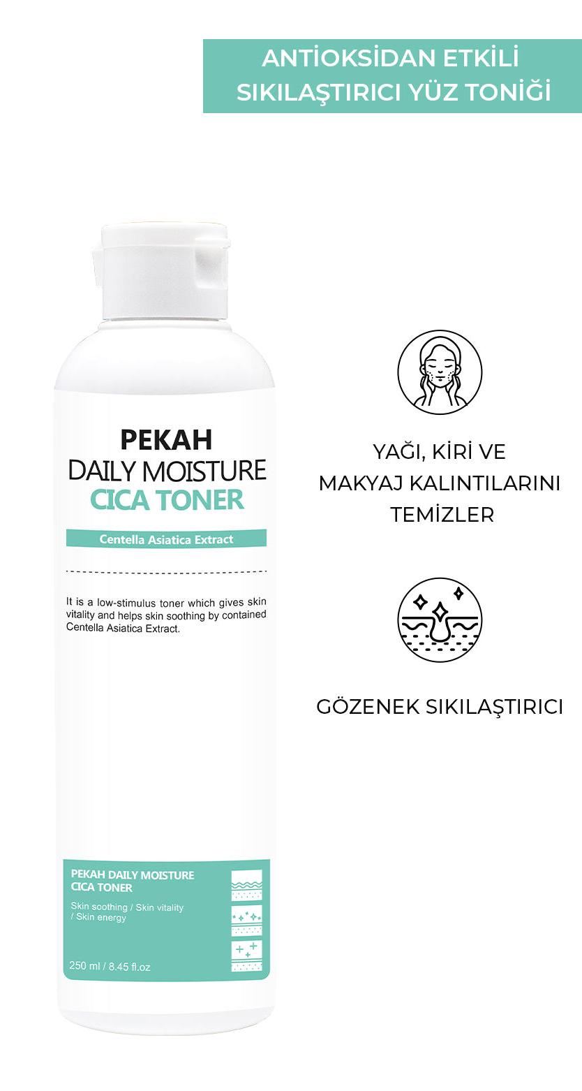 Pekah Centella Özlü Gözenek Sıkılaştırıcı Arındırıcı Akne Karşıtı Yüz Toniği 250 ml