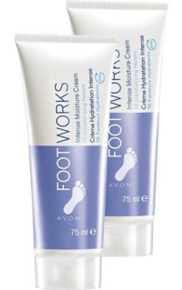 Avon Foot Works Yoğun Nemlendirici Ayak Kremi 2x75 ml