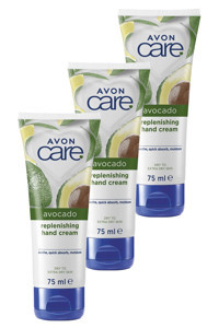 Avon Care Avokado Özlü Kuru Ciltler İçin El Krem 3x75 ml