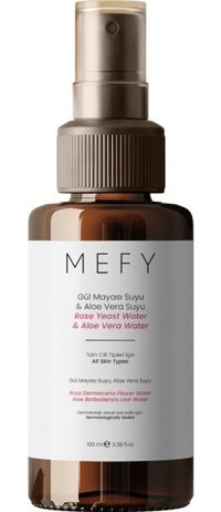 Mefy Saf ve Doğal Aloe Vera Özlü Arındıcı Gözenek Sıkılaştırıcı Yüz Toniği 100 ml