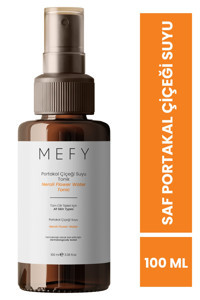 Mefy Saf ve Doğal Portakal Çiçeği Suyu Tazeleyici ve Nemlendirici Yüz Toniği 100 ml