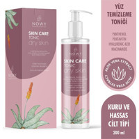 Nowy Kuru ve Hassas Ciltler İçin Siyah Nokta Karşıtı Nem Dengeleyici Yüz Toniği 200 ml