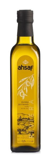 Ahsaf Cam Riviera Zeytinyağı 500 ml