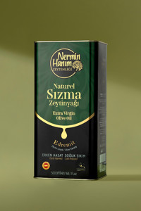 Nermin Hanım Zeytinliği Erken Hasat Teneke Sızma Zeytinyağı 5 lt