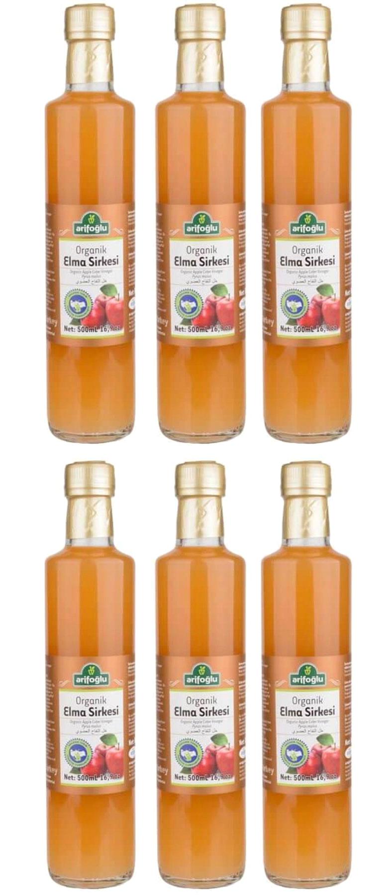 Arifoğlu Organik Elma Sirkesi 6x500 ml