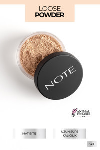 Note 03 Porcelain Makyaj Sabitleyici Mat Loose Pudra