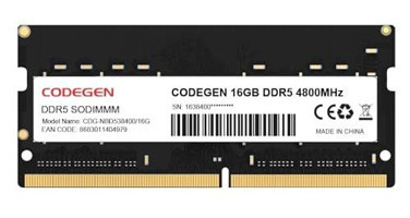 Codegen CDG-NBD538400/16G 16 GB DDR5 1x16 4800 Mhz Ram