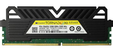 Twinmos TornadoX6 TMMDD432GB3200DKBx6 32 GB DDR4 1x32 3200 Mhz Ram