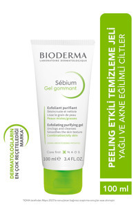 Bioderma Sebium Exfoliating Karma ve Yağlı Ciltler İçin Peeling Yüz Temizleme Jeli 100 ml