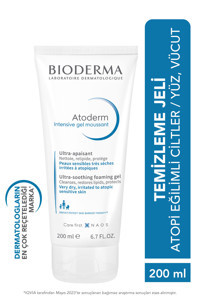 Bioderma Atoderm Intensive Kuru ve Çok Kuru Ciltler İçin Yatıştırıcı Yüz Temizleme Jeli 200 ml