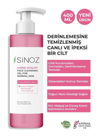 Sinoz Hyper Vitality Normal Ciltler için Yüz Temizleme Jeli 400 ml