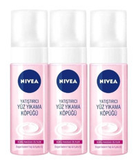 Nivea Yatıştırıcı Kuru Hassas Ciltler İçin Yüz Yıkama Köpüğü 3x150 ml