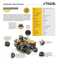 Stiga Estate PRO9122WX Şanzımanlı Benzinli Çim Biçme Makinesi