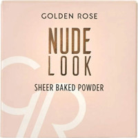 Golden Rose Nude Look Fair Glow Tüm Ciltler İçin Işıltılı Toz Pudra
