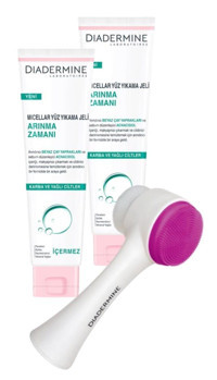 Diadermine Micellar Arınma Zamanı Yağlı ve Karma Ciltler İçin Yüz Temizleme Jeli 2x150 ml