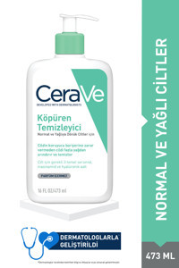 Cerave Nemlendirici Yağlı Ciltler İçin Yüz Temizleme Jeli 473 ml