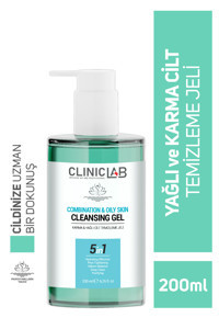 Cliniclab Yağlı ve Karma Ciltler İçin Yüz Temizleme Jeli 200 ml