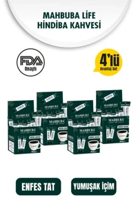 Mahbuba Hindiba Kahvesi Detox Form Diyet Kahve 4X 120Gr ( 4 Aylık Kullanım)