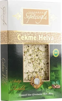 Sepetçioğlu Kastamonu Meşhur Sepetçioğlu Antep Fıstıklı Çekme Helva 550 G