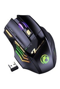 Valkyrie GW-X7 Sessiz Yatay Kablosuz Siyah Gaming Mouse