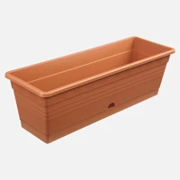 Üçsan Sardunya Balkon Saksısı Kahverengi