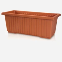 Üçsan Ayaklı Balkon Saksısı Siyah 105lt