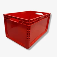 Euronorm Çok Amaçlı Taşıma ve Saklama Kasası Kırmızı 66 lt