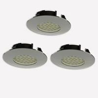 Eglo Pineda 6 W Ledli Yuvarlak Sıvaaltı Spot 3 Adet Krom