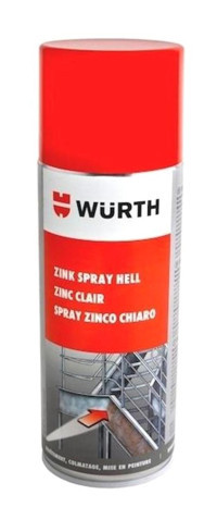 Würth Çinko Kaplama Sprey Açık Metalik 400 ML