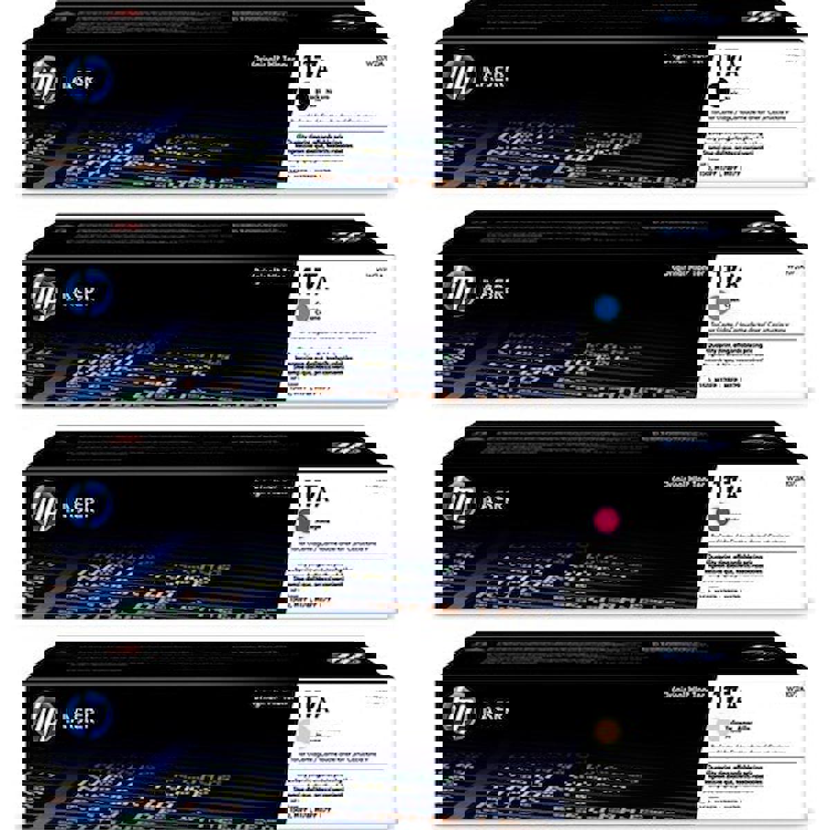 Hp (117A) W2070A / W2071A / W2072A / W2073A Orjinal Toner Takımı