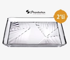 Paşabahçe Madlen Tatlı Tabağı 2Li 68317