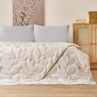 Evidea | Evidea Soft Tek Kişilik Yün Yorgan - Beyaz - 155x215 cm