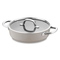 Jumbo Swiss Crystal Bej İndüksiyon Tabanlı Karnıyarık Tenceresi 24 cm