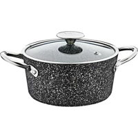 Oms 3116 Granit 26 Cm Derin Tencere Siyah İndüksiyonlu