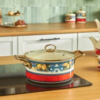 Karaca Amalfi Emaye Kızartma Tenceresi 22 cm