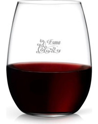 BK Kişiye Özel Pure Bordo Şarap Bardağı