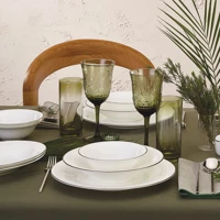 Karaca Fine Pearl Elizabeth 28 Parça 6 Kişilik Platinum Yemek Takımı