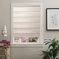 Elegance Hasır Bambu Polyester 70x200 cm Zebra Stor Kum Beji